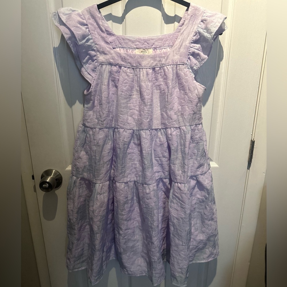 Anthropologie Entro Women Size S Lace Babydoll Lined Flowy Romantic Fun Dress
